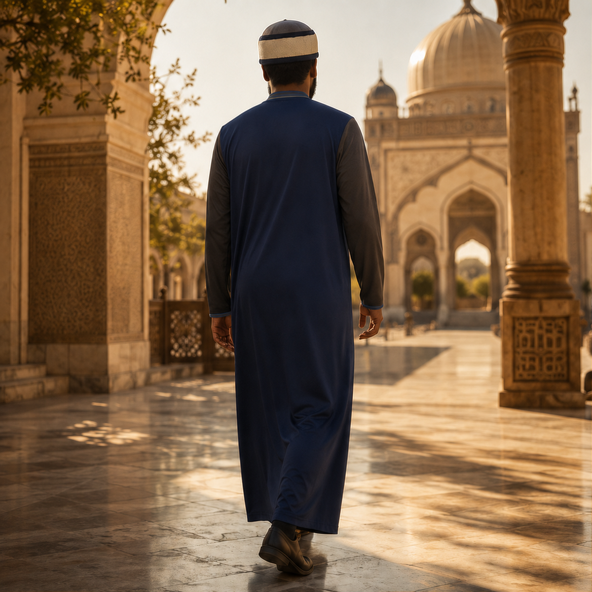 Qamis moderne stretch — Al-Khulafa™